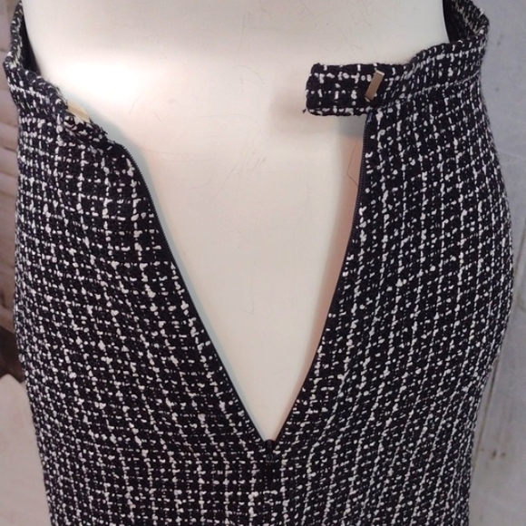 Chadwick's Black and White Tweed Skirt Blazer Set Size 14 - Picture 9 of 9